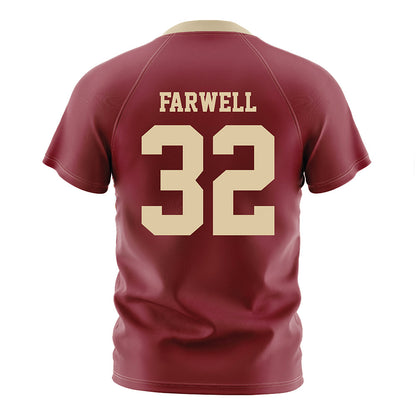Boston College - NCAA Men's Soccer : Aidan Farwell - Maroon Soccer Jersey-1