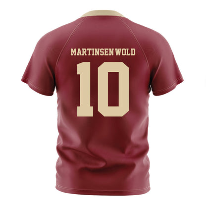 Boston College - NCAA Men's Soccer : Sander Martinsen-Wold - Maroon Soccer Jersey-1
