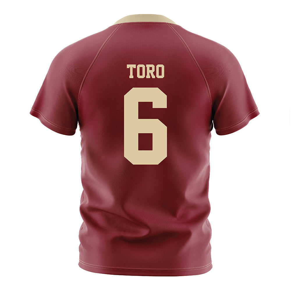 Boston College - NCAA Men's Soccer : Bryan Toro - Maroon Soccer Jersey