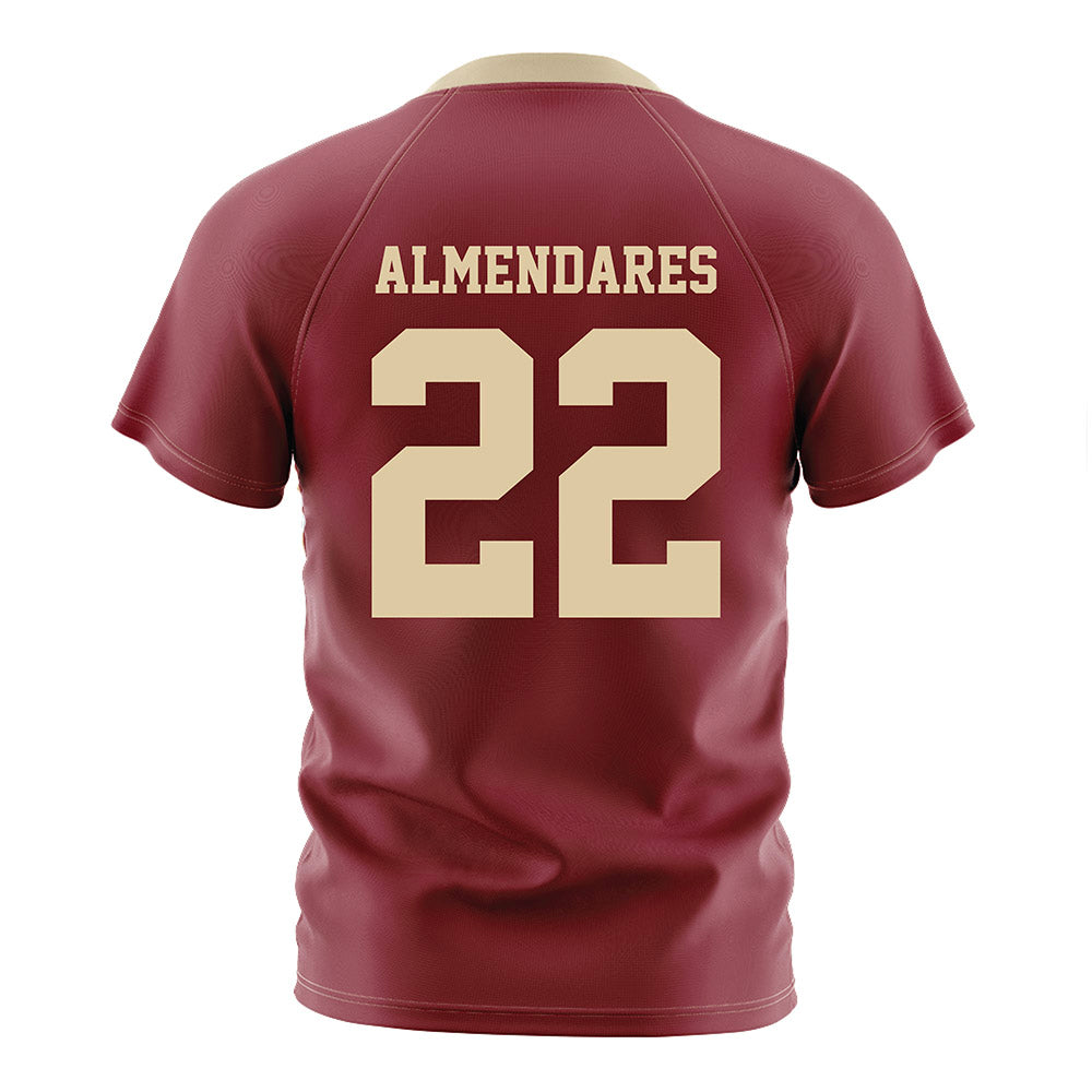 Boston College - NCAA Men's Soccer : Erick Almendares - Maroon Soccer Jersey-1