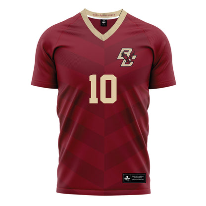 Boston College - NCAA Men's Soccer : Eligio Guarino - Maroon Soccer Jersey