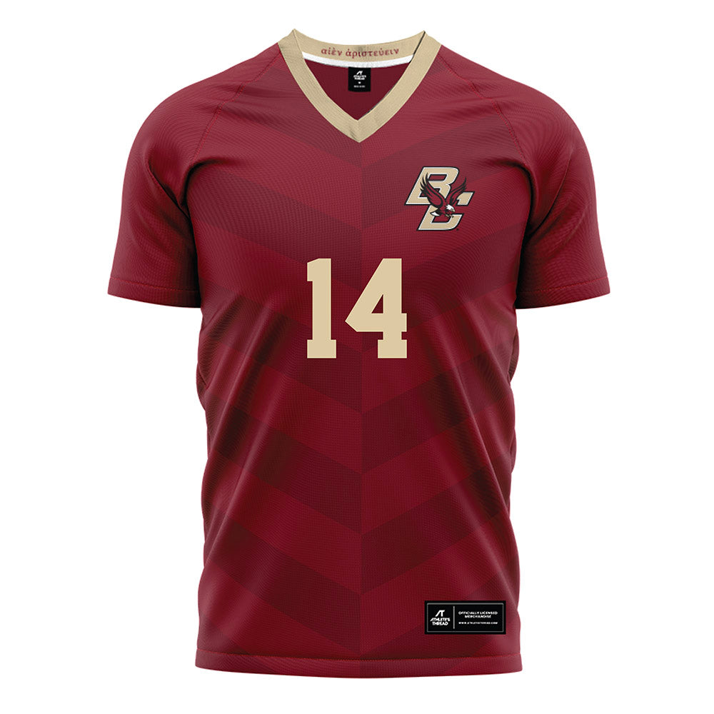 Boston College - NCAA Men's Soccer : Michael Asare - Maroon Soccer Jersey