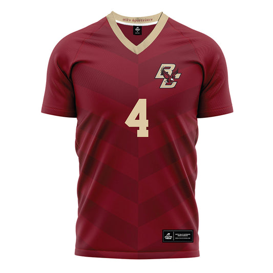 Boston College - NCAA Men's Soccer : Moritz Gundelach - Maroon Soccer Jersey-0