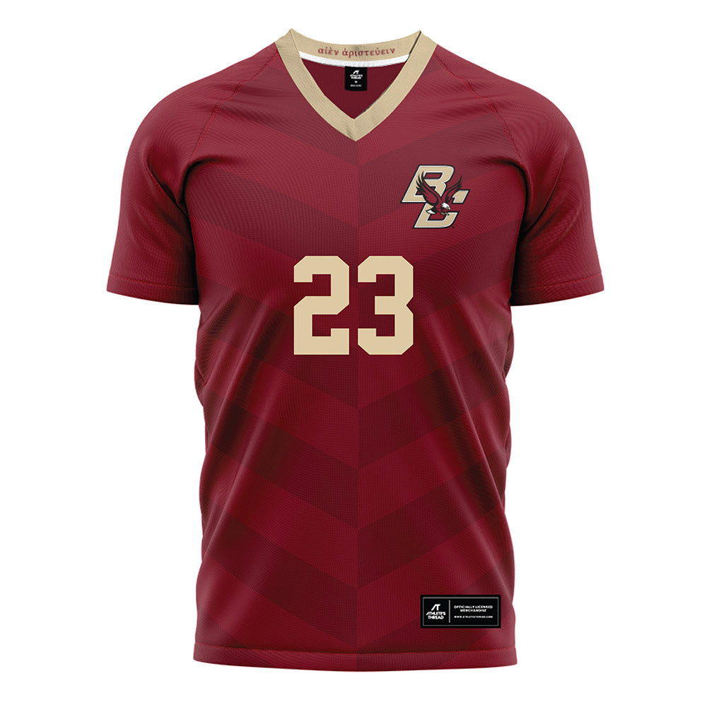 Boston College - NCAA Men's Soccer : Jack Burkhardt - Maroon Soccer Jersey-0