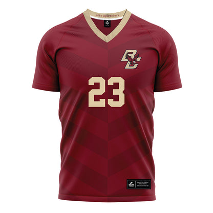 Boston College - NCAA Men's Soccer : Jack Burkhardt - Maroon Soccer Jersey-0