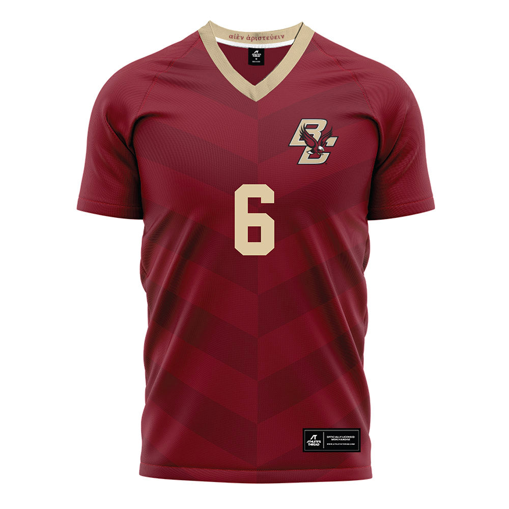 Boston College - NCAA Men's Soccer : Bryan Toro - Maroon Soccer Jersey