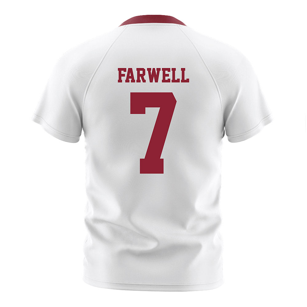 Boston College - NCAA Men's Soccer : Aidan Farwell - White Soccer Jersey