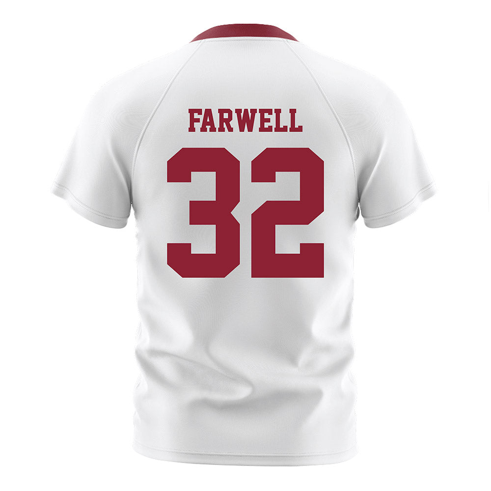 Boston College - NCAA Men's Soccer : Aidan Farwell - White Soccer Jersey-1