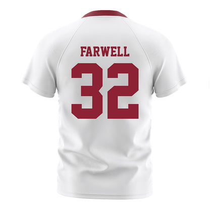 Boston College - NCAA Men's Soccer : Aidan Farwell - White Soccer Jersey-1