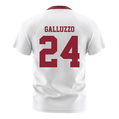 Boston College - NCAA Men's Soccer : Devon Galluzzo - White Soccer Jersey-1