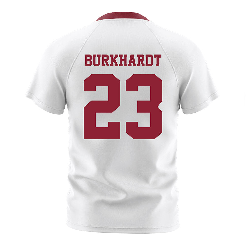 Boston College - NCAA Men's Soccer : Jack Burkhardt - White Soccer Jersey-1