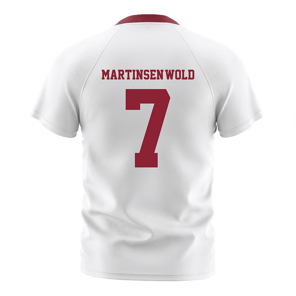 Boston College - NCAA Men's Soccer : Sander Martinsen-Wold - White Soccer Jersey