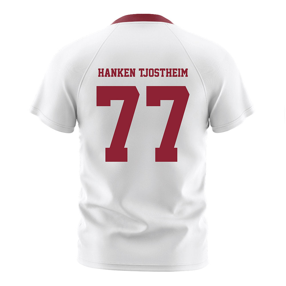 Boston College - NCAA Men's Soccer : Johannes Hanken Tjostheim - White Soccer Jersey-1