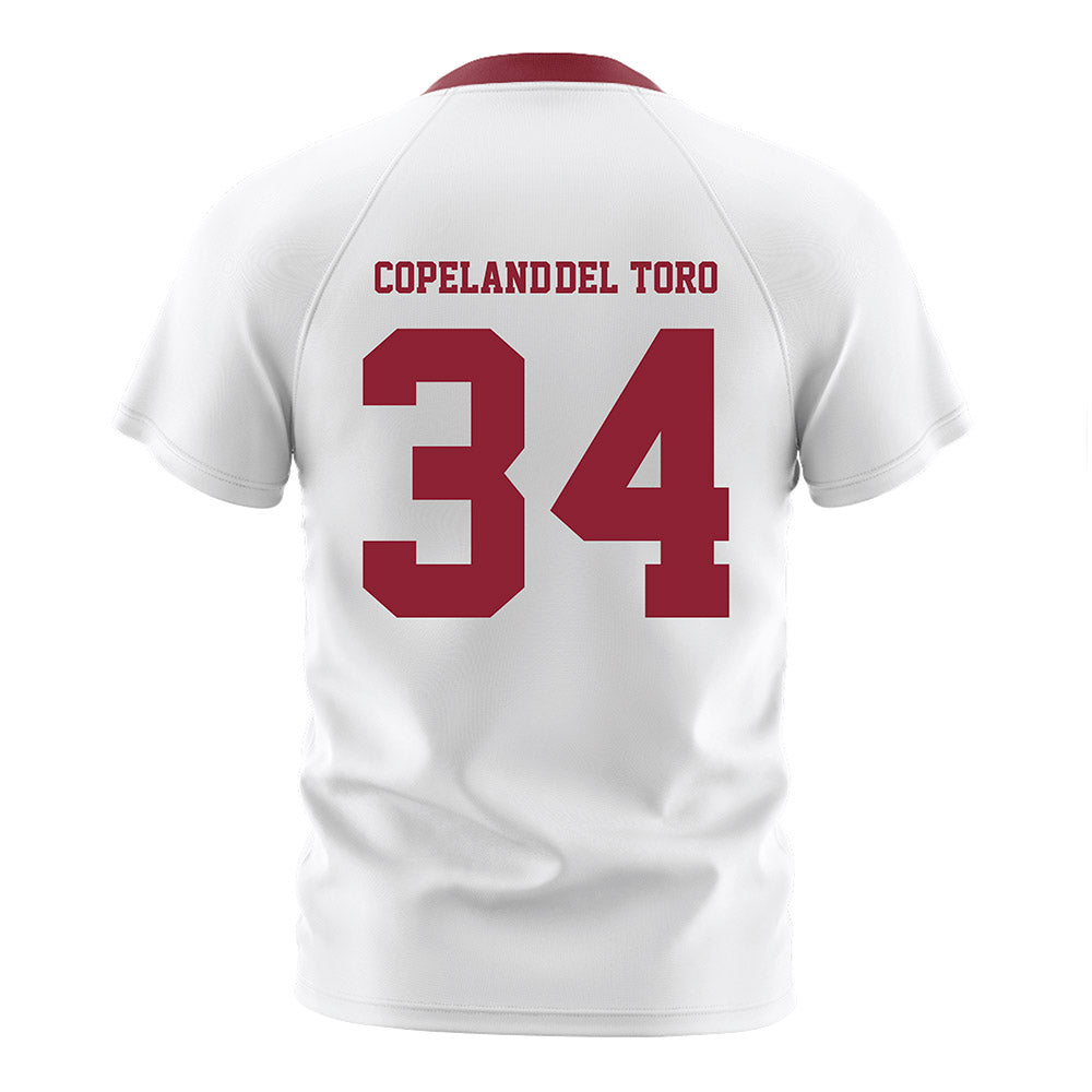 Boston College - NCAA Men's Soccer : Bryce Copeland-Del Toro - White Soccer Jersey-1