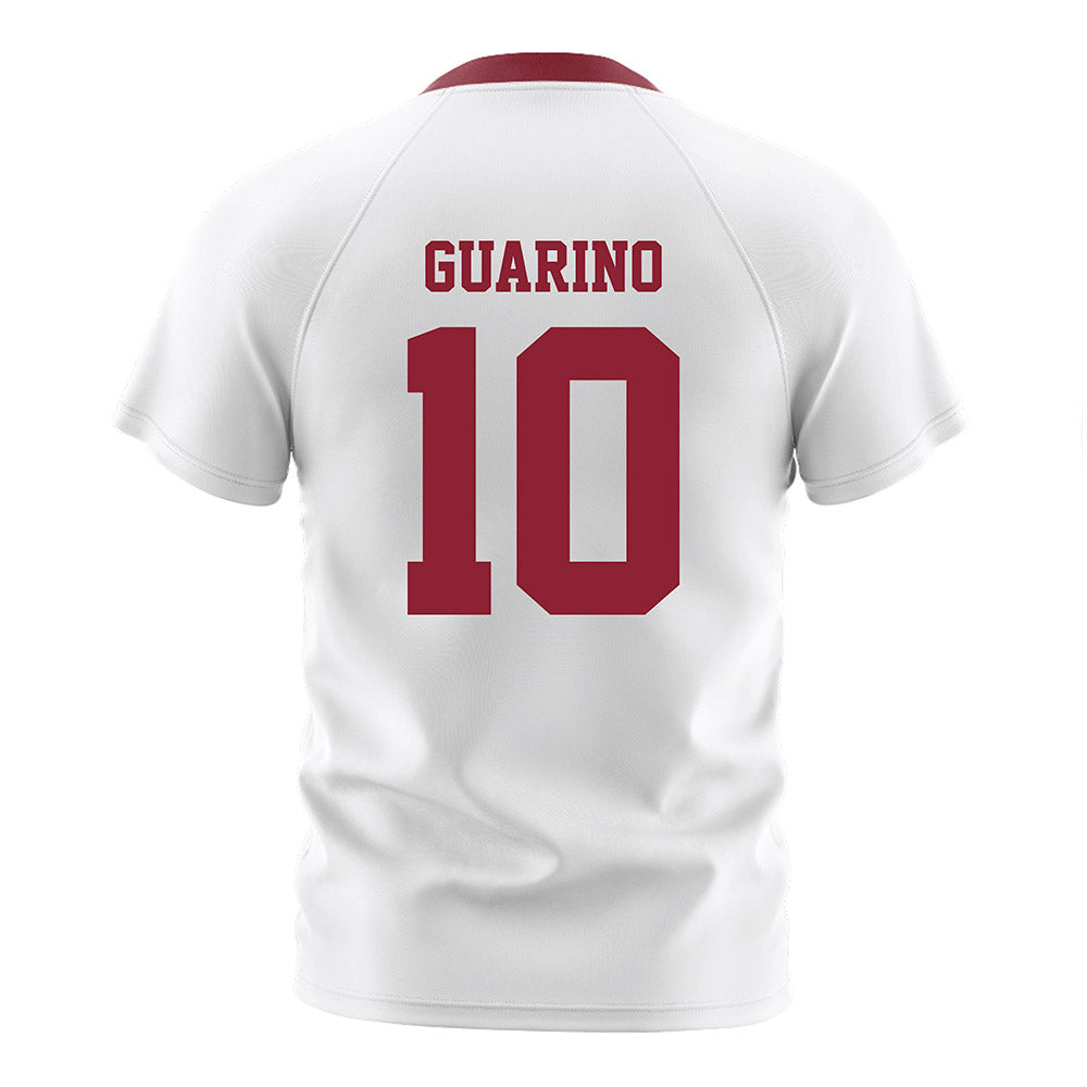 Boston College - NCAA Men's Soccer : Eligio Guarino - White Soccer Jersey