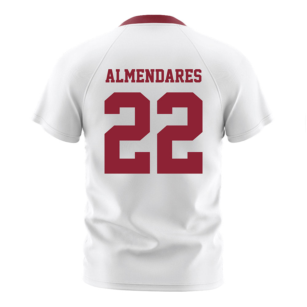 Boston College - NCAA Men's Soccer : Erick Almendares - White Soccer Jersey-1