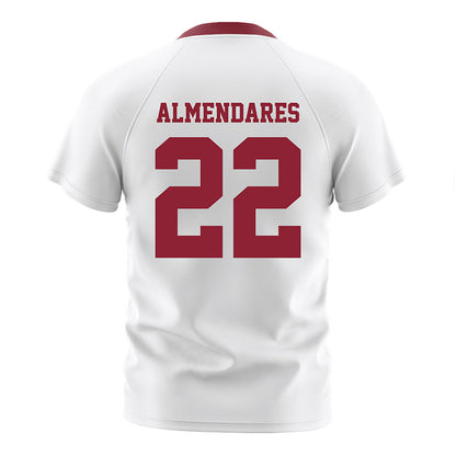 Boston College - NCAA Men's Soccer : Erick Almendares - White Soccer Jersey-1