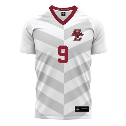 Boston College - NCAA Men's Soccer : Nikolai Rojel - White Soccer Jersey-0