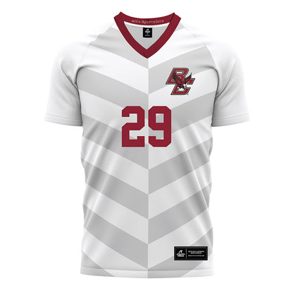 Boston College - NCAA Men's Soccer : Dylan Mafong - White Soccer Jersey-0
