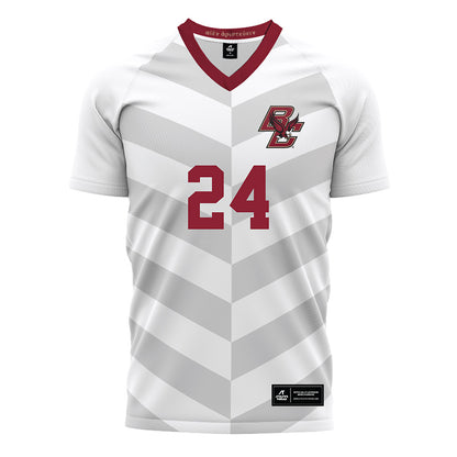 Boston College - NCAA Men's Soccer : Devon Galluzzo - White Soccer Jersey-0