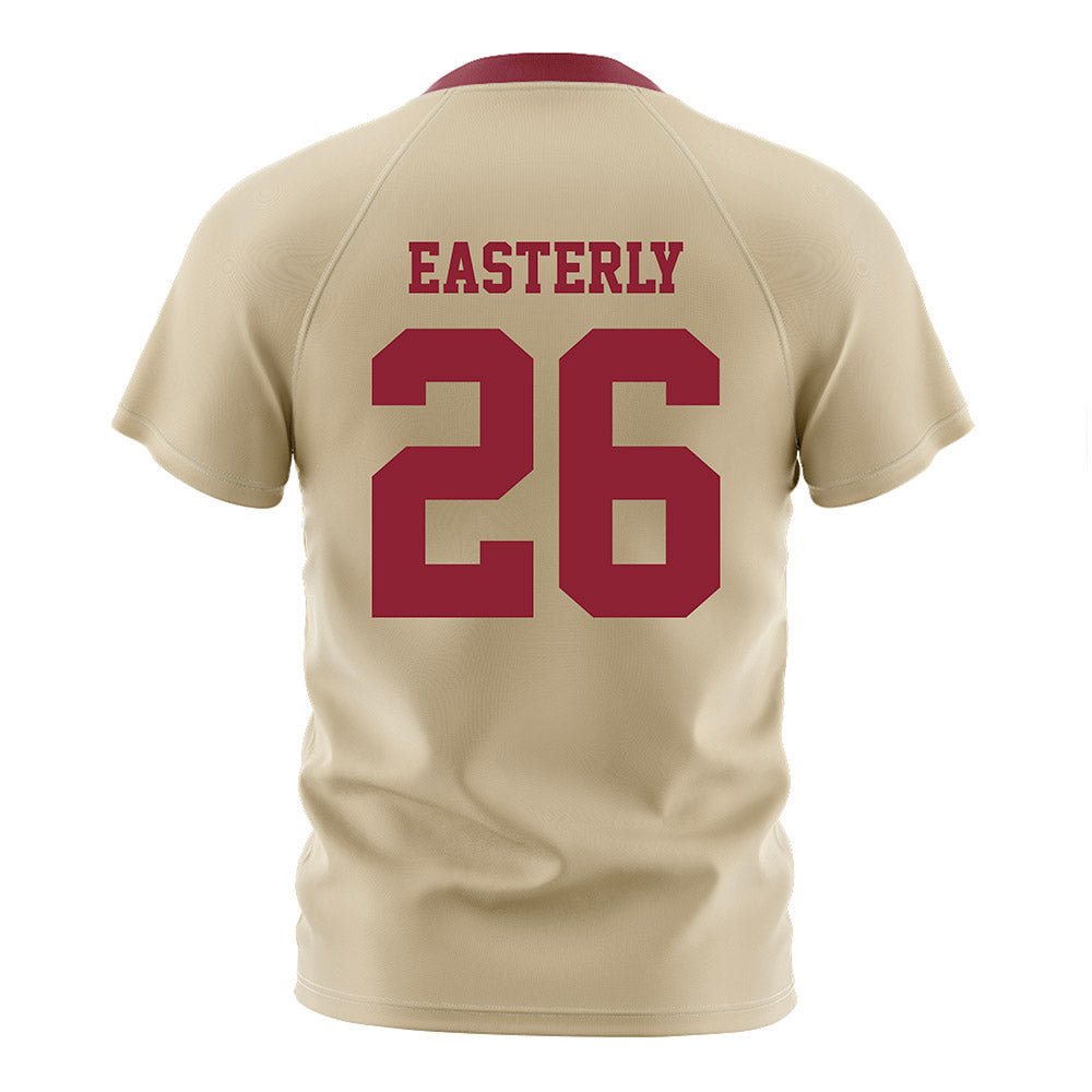 Boston College - NCAA Women's Soccer : Emmy Easterly - Gold Soccer Jersey-1
