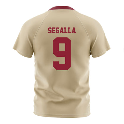 Boston College - NCAA Women's Soccer : Sydney Segalla - Gold Soccer Jersey-1
