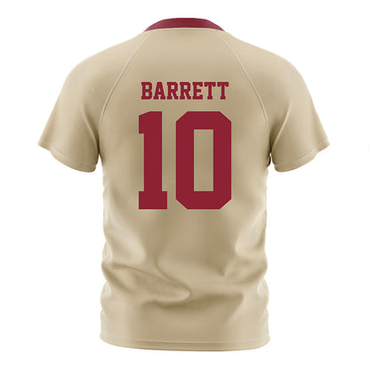 Boston College - NCAA Women's Soccer : Tess Barrett - Gold Soccer Jersey-1