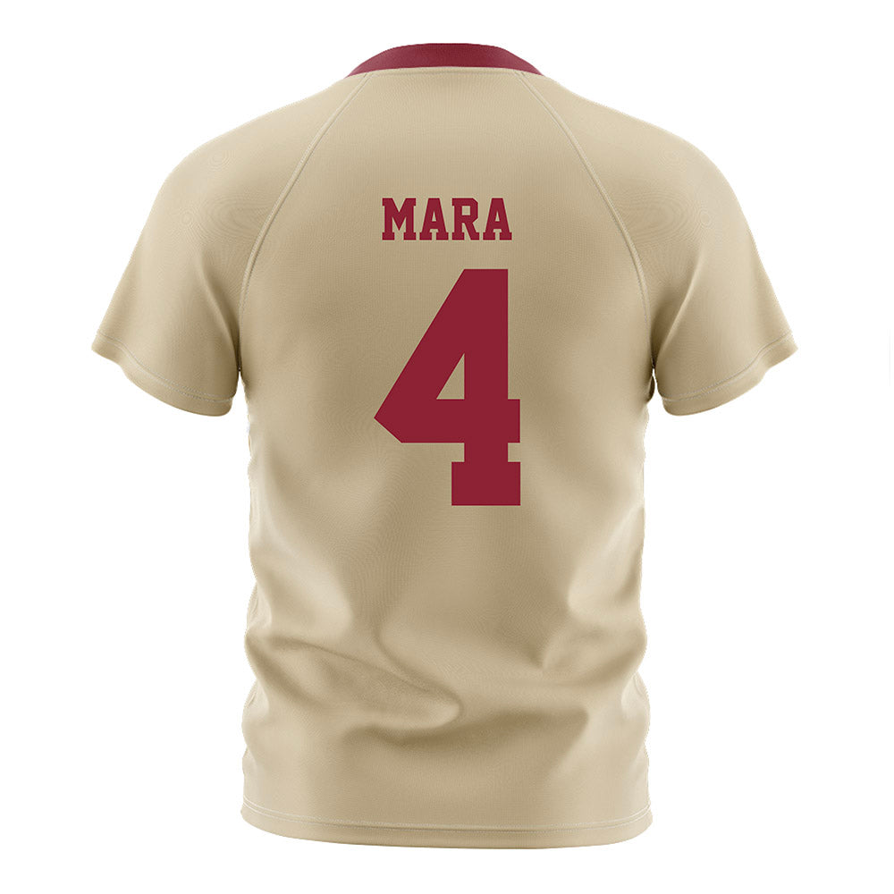 Boston College - NCAA Women's Soccer : Emily Mara - Gold Soccer Jersey-1