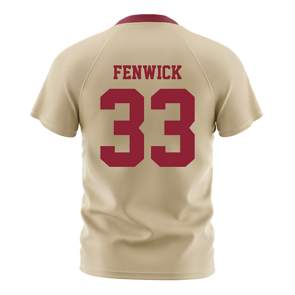 Boston College - NCAA Women's Soccer : Faith Fenwick - Gold Soccer Jersey-1