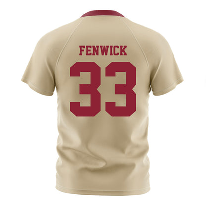 Boston College - NCAA Women's Soccer : Faith Fenwick - Gold Soccer Jersey-1