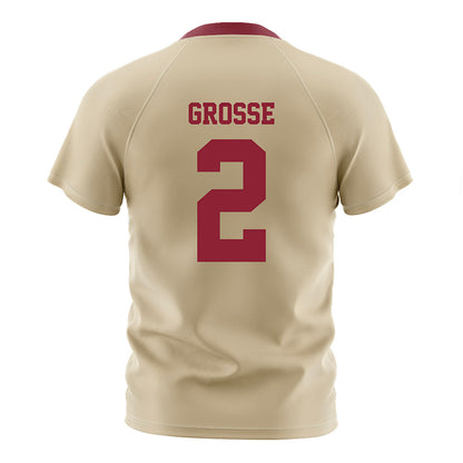 Boston College - NCAA Women's Soccer : Natalie Grosse - Gold Soccer Jersey-1