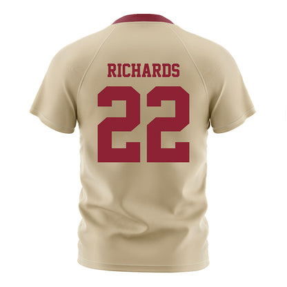 Boston College - NCAA Women's Soccer : Ella Richards - Gold Soccer Jersey