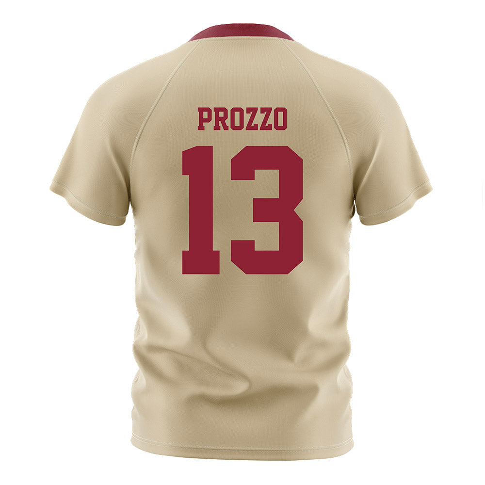 Boston College - NCAA Women's Soccer : Riley Prozzo - Gold Soccer Jersey