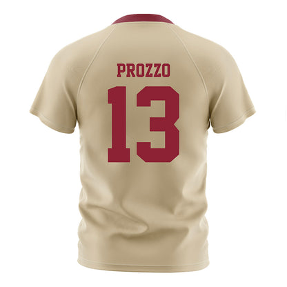 Boston College - NCAA Women's Soccer : Riley Prozzo - Gold Soccer Jersey