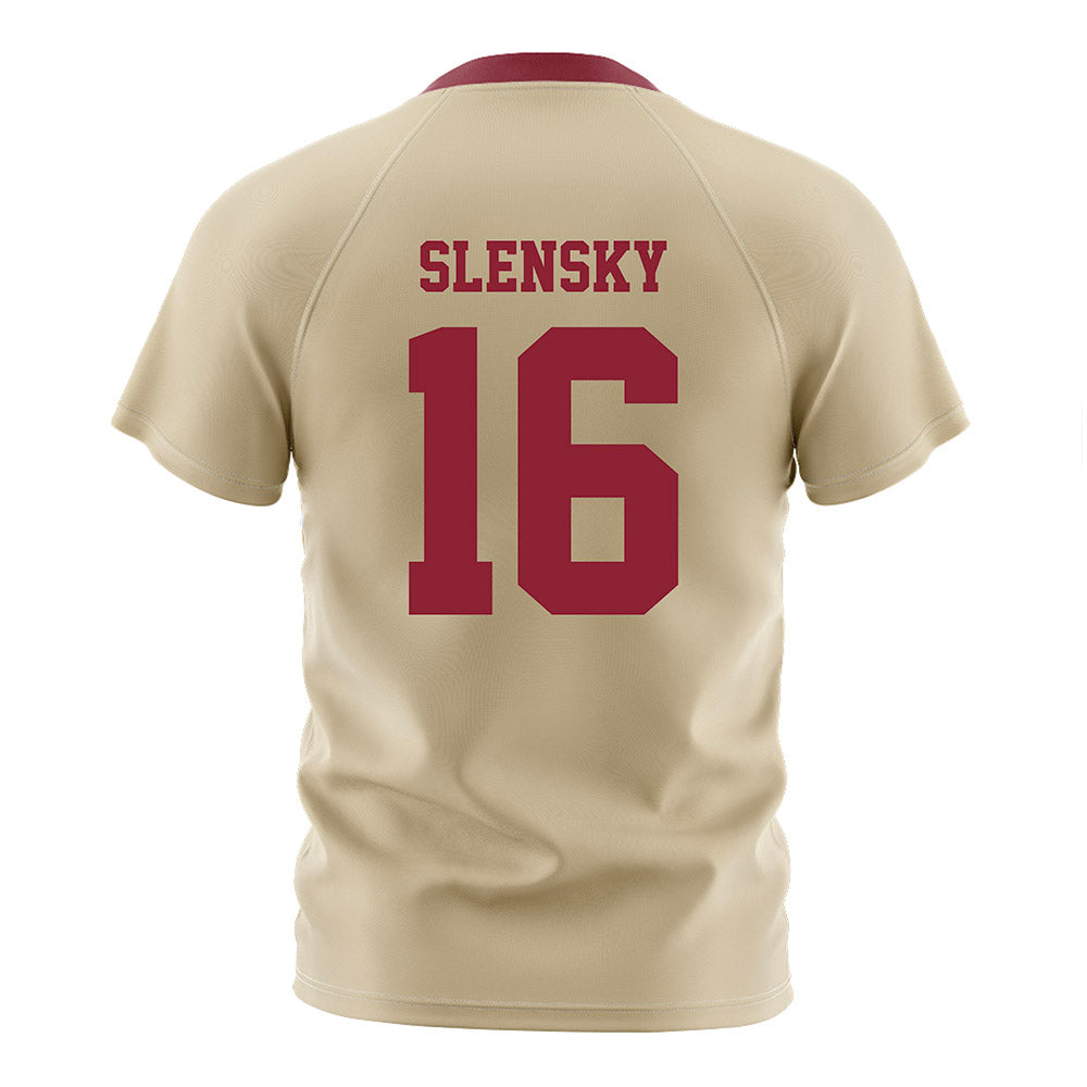 Boston College - NCAA Women's Soccer : Ellyson Slensky - Gold Soccer Jersey