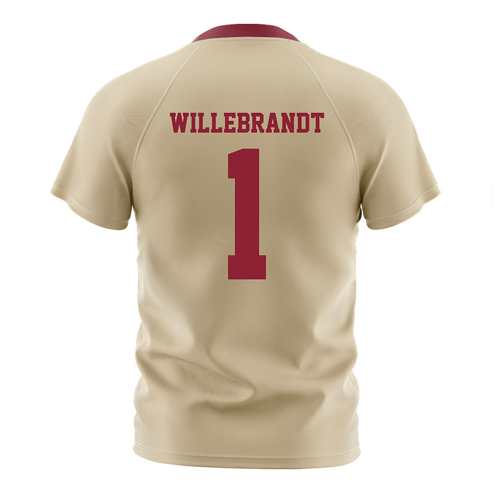 Boston College - NCAA Women's Soccer : Wiebke Willebrandt - Gold Soccer Jersey