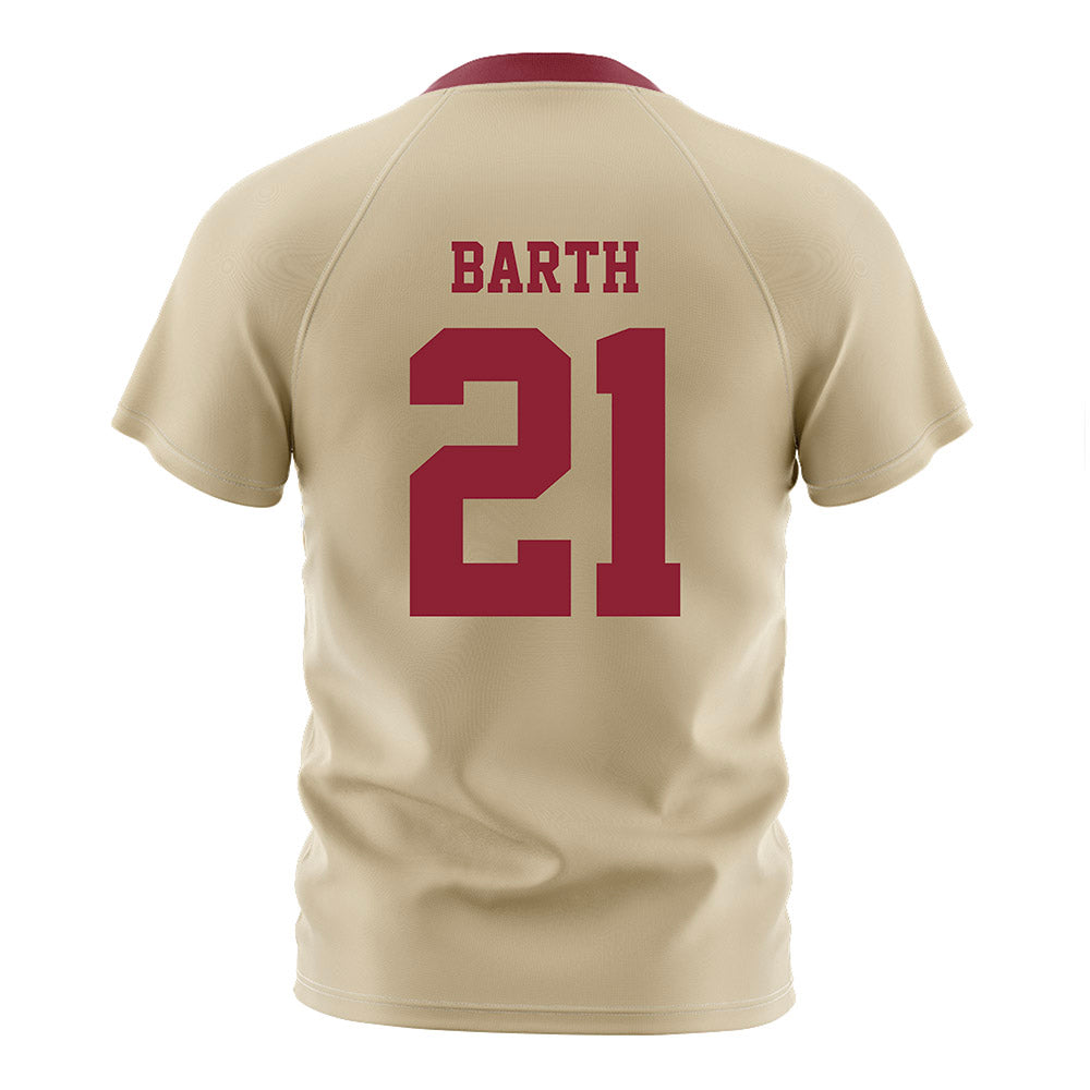 Boston College - NCAA Women's Soccer : Andrea Barth - Gold Soccer Jersey