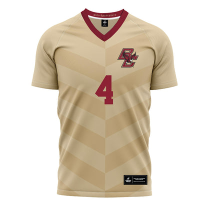 Boston College - NCAA Women's Soccer : Emily Mara - Gold Soccer Jersey-0