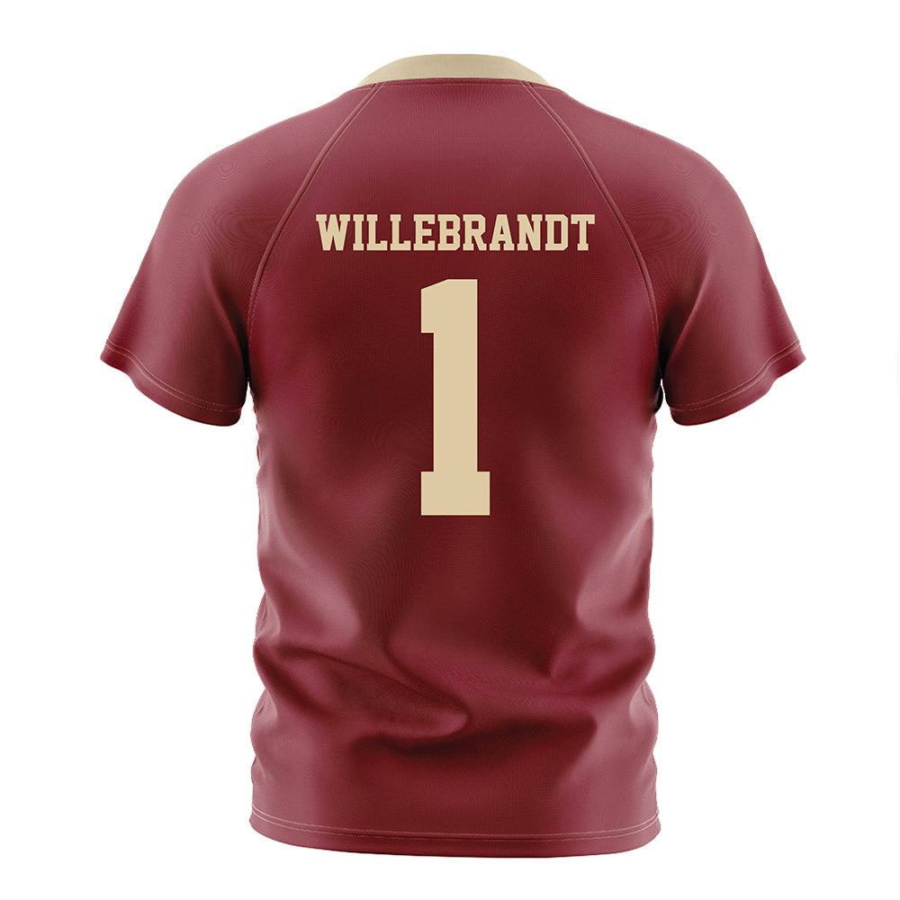 Boston College - NCAA Women's Soccer : Wiebke Willebrandt - Maroon Soccer Jersey