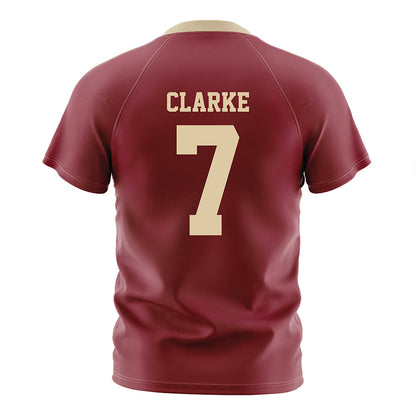 Boston College - NCAA Women's Soccer : Georgina Clarke - Maroon Soccer Jersey-1