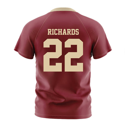 Boston College - NCAA Women's Soccer : Ella Richards - Maroon Soccer Jersey