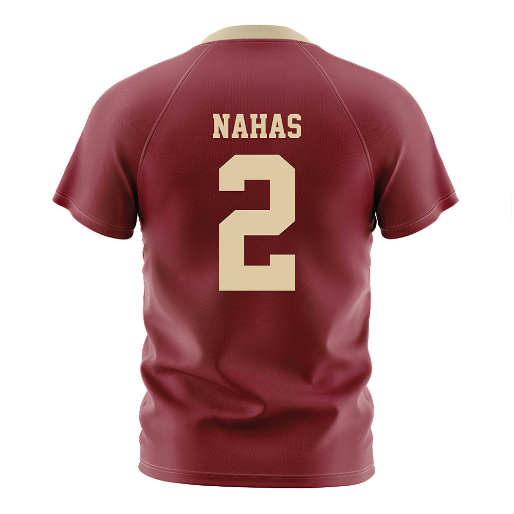 Boston College - NCAA Women's Soccer : Eva Nahas - Maroon Soccer Jersey-1