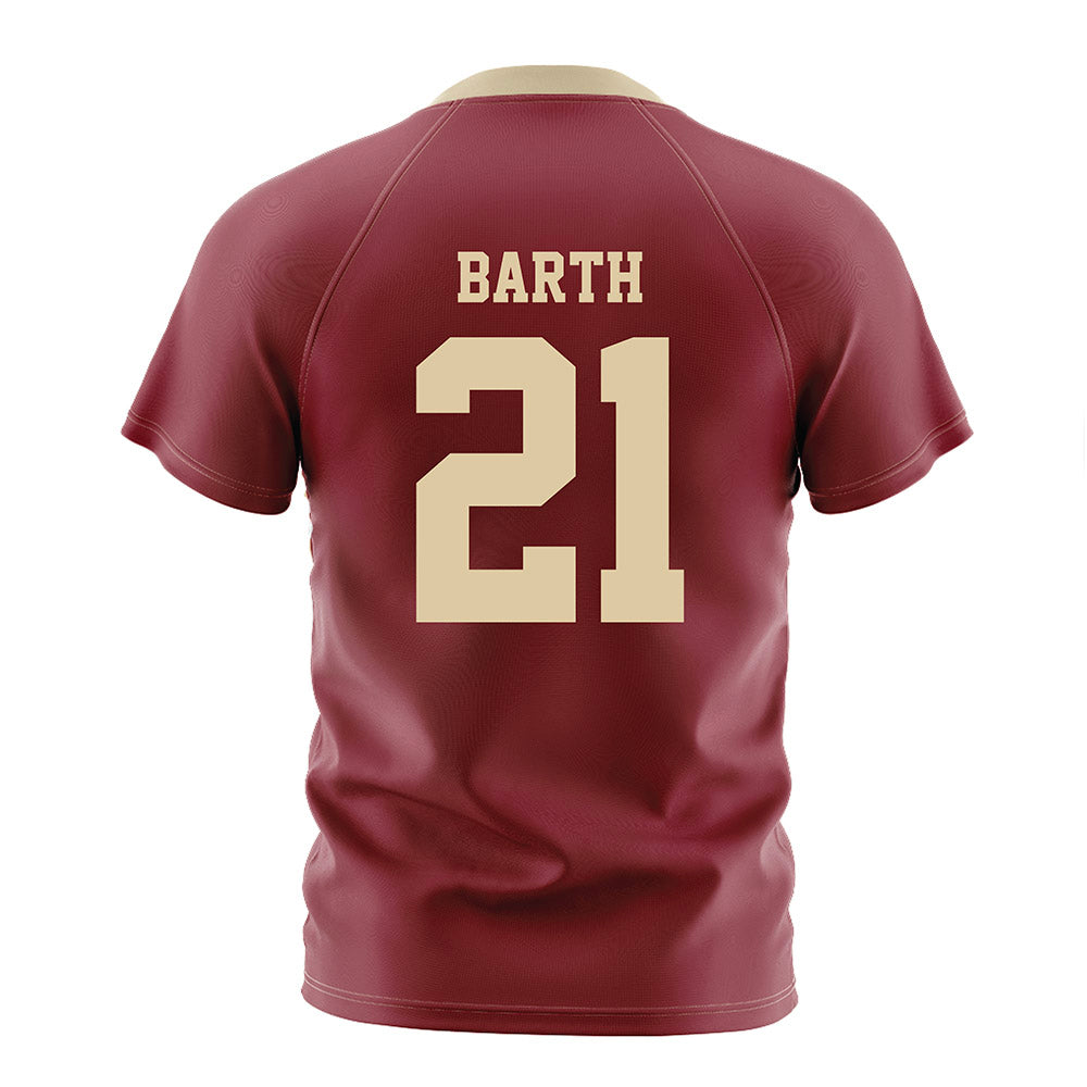 Boston College - NCAA Women's Soccer : Andrea Barth - Maroon Soccer Jersey