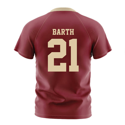 Boston College - NCAA Women's Soccer : Andrea Barth - Maroon Soccer Jersey