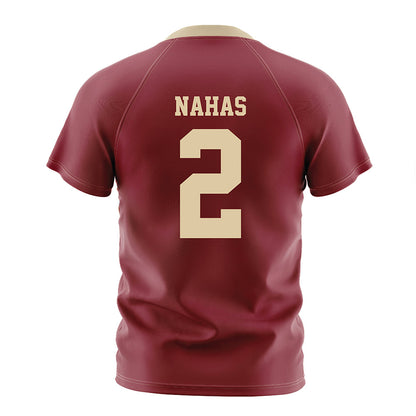 Boston College - NCAA Women's Soccer : Eva Nahas - Maroon Soccer Jersey