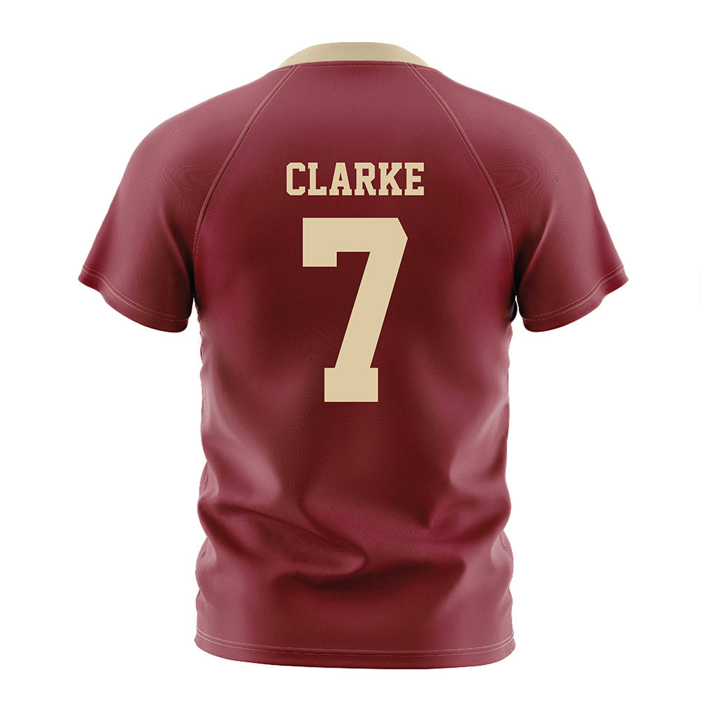 Boston College - NCAA Women's Soccer : Georgina Clarke - Maroon Soccer Jersey