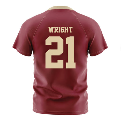 Boston College - NCAA Women's Soccer : Anndi Wright - Maroon Soccer Jersey-1