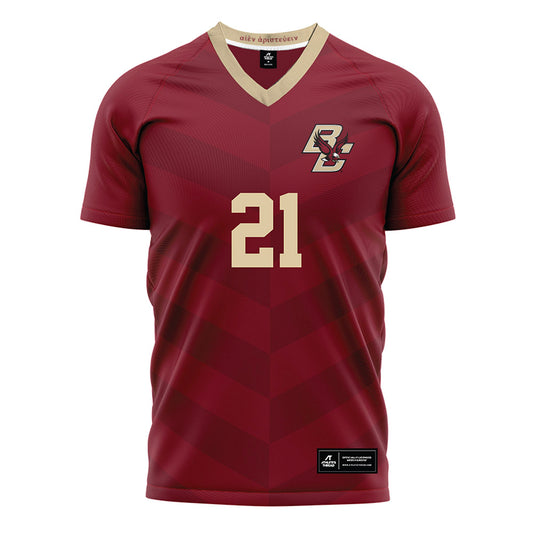 Boston College - NCAA Women's Soccer : Anndi Wright - Maroon Soccer Jersey-0