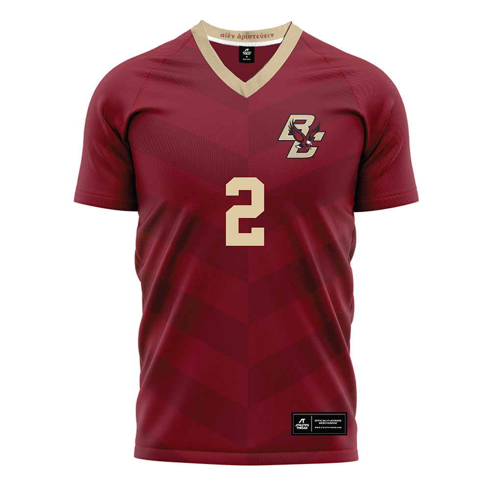 Boston College - NCAA Women's Soccer : Natalie Grosse - Maroon Soccer Jersey-0