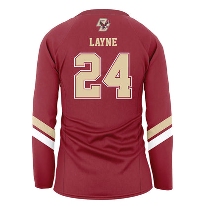 Boston College - NCAA Women's Volleyball : Sequoia Layne - Maroon Volleyball Jersey